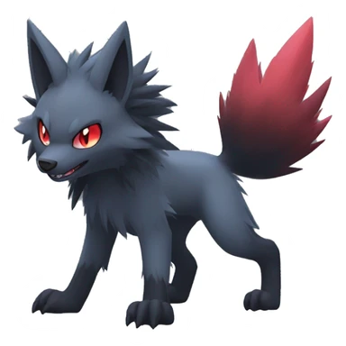 Zoroark-Mightyena-Zorua full body sticker