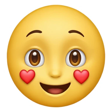 The classic yellow face emoji but he’s friending for something sticker