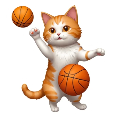 Cat shooting middle  sticker