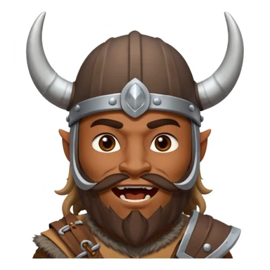 excited Māori VIking sticker