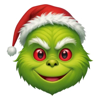 Sneaky grinch sticker