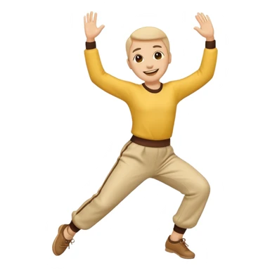 An emoji best used to describe dancing sticker