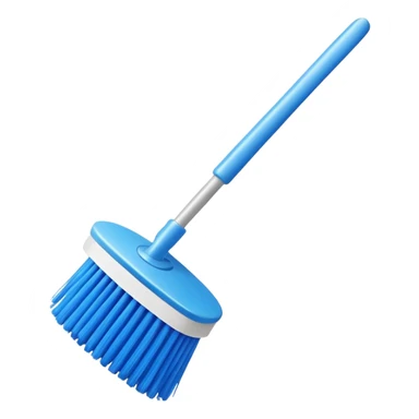 toilet brush sticker