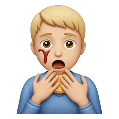 choking myself out sticker