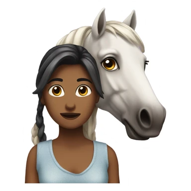 Hobbyhorsing Girl  sticker