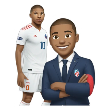 Mbappe sur neymare sticker