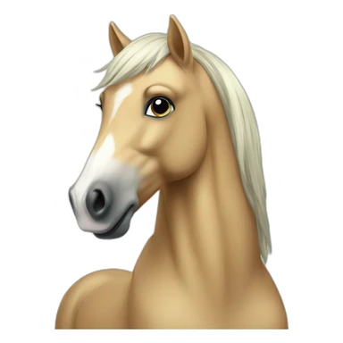 fjord horse sticker