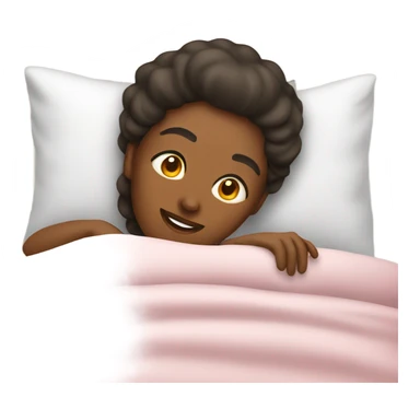 mom laying in bed sticker