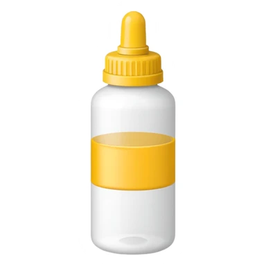 Glue bottle sticker