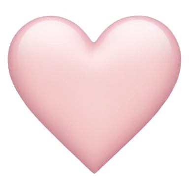 pale pink heart sticker