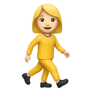 walking emoji but no legs sticker