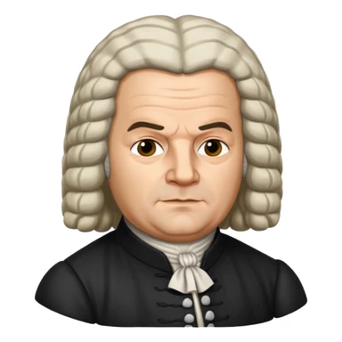 johann sebastian bach german sticker