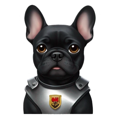 Knight rider frenchie sticker