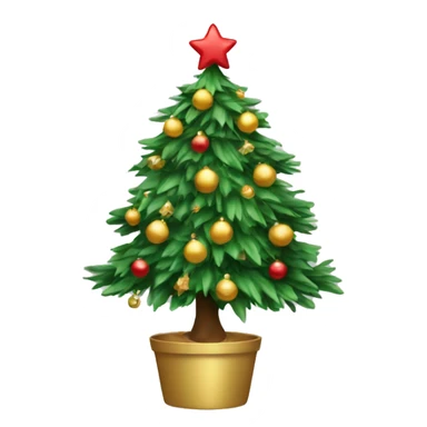 Coquette Christmas tree sticker