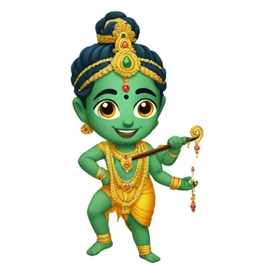 Lord Krishna car sticker