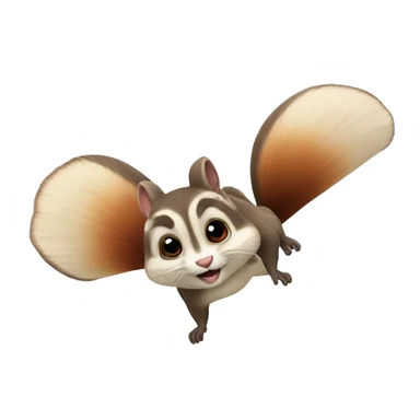 Flying squirrels sticker