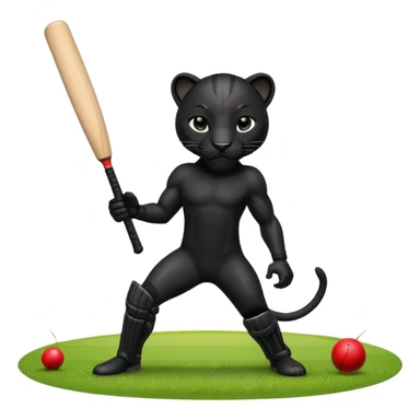  Panther in cricket sticker
