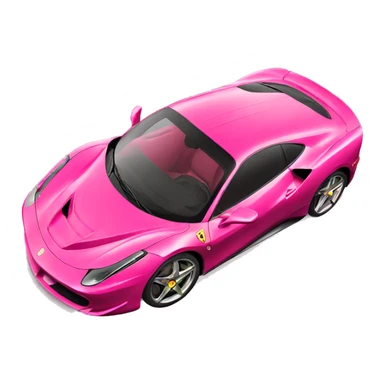 Ferrari pink sticker