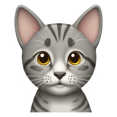Gray Tabby cat sticker
