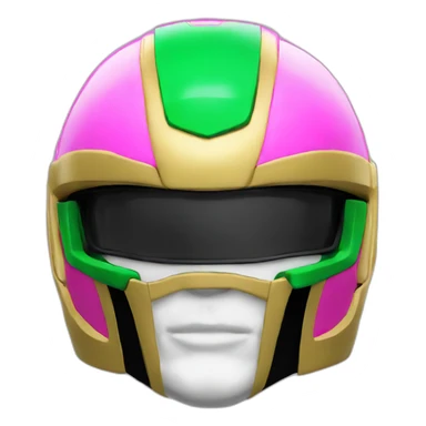 Zeo power ranger helmet sticker