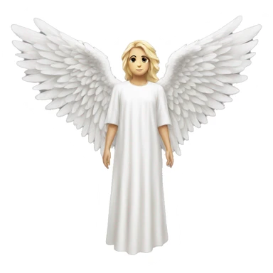 white-angel-wings sticker