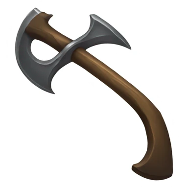 Bronze battle axe sticker