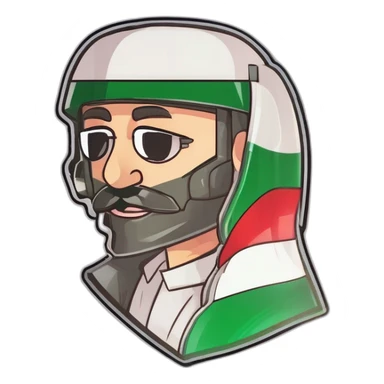 Free palestin sticker