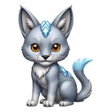 Scaley Shiny Glacial Rhypherior-Caracal-dog sticker