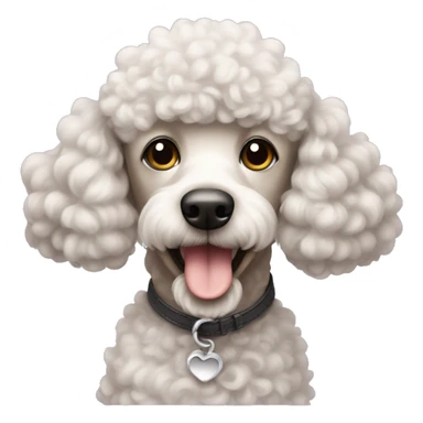 The poodle sticker
