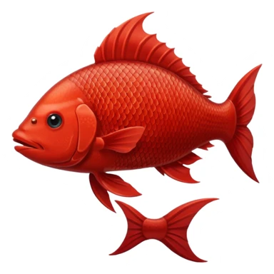 Pescado rojo sticker
