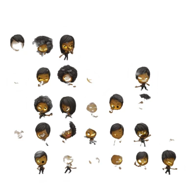 black photographer dance party sticker