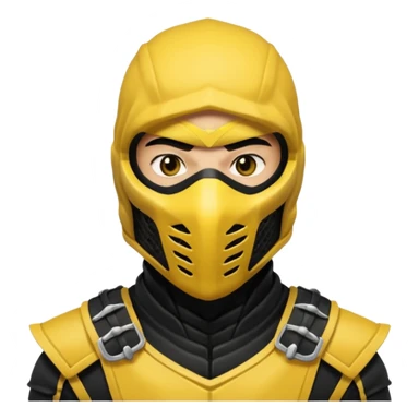 mortal kombat scorpion sticker
