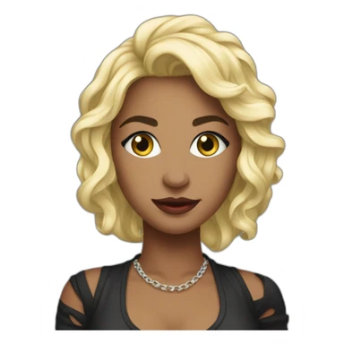 Billie Eillish chanteuse sur scène sticker