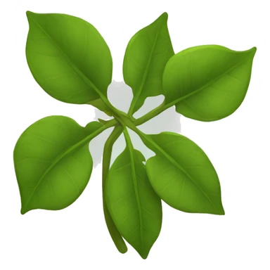 trébol de cuatro hojas sticker