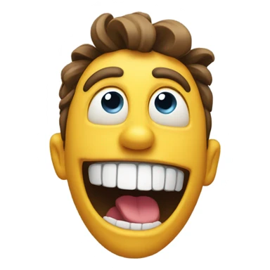 emoji geeked up sticker