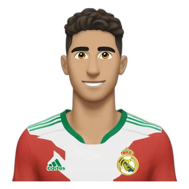 achraf hakimi sticker