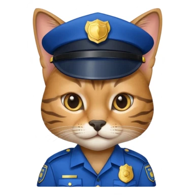Police Cat sticker