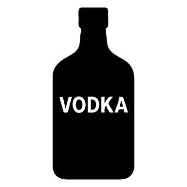 A vodka sticker