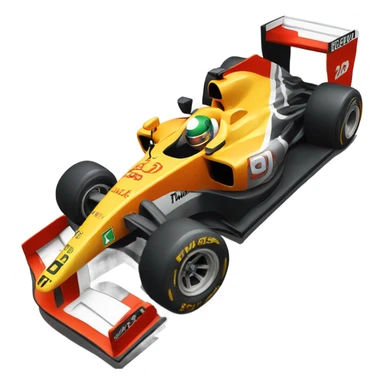 Formula 1 race car sticker