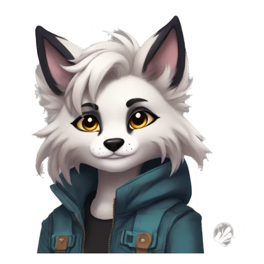 Edgy anthro furry by Falvie, LiLaiRa, griffsnuff, AngieWolf sticker