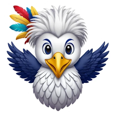 New Orleans Pelicans basketball mascot sticker