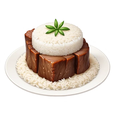 Short ribs and rice  sticker