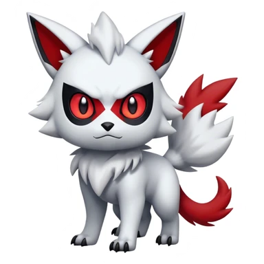 Edgy Cool Kawaii Litten-Absol-Zorua-Zangoose-Pokémon Full Body sticker
