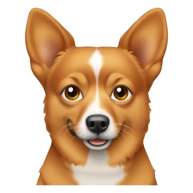 Ginger Dog breed mittel spitz   sticker