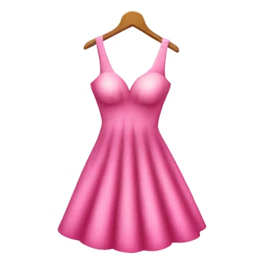 Pink dress sparkles  sticker