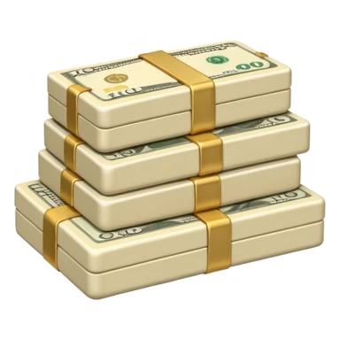 plain ivory money sticker