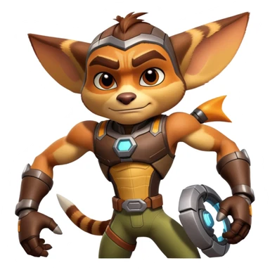 Ratchet and Clank chad sticker