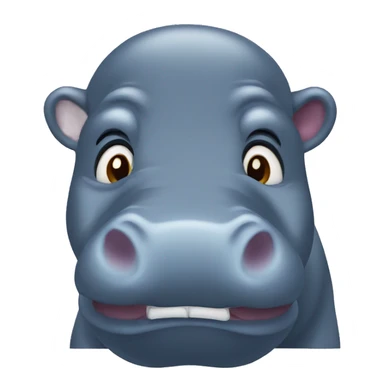 Hippopotamus sticker