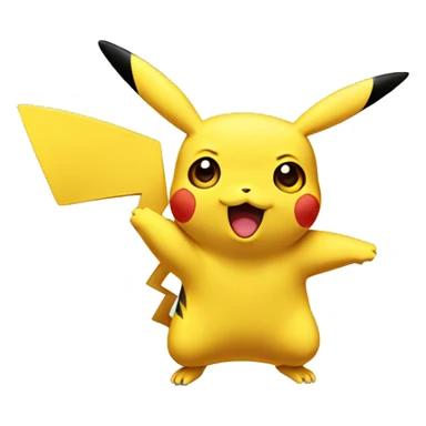 Surprised pikachu sticker