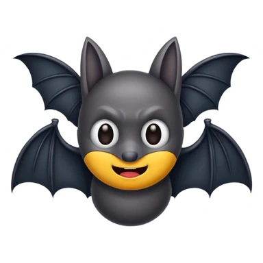 Bat cartoon sticker